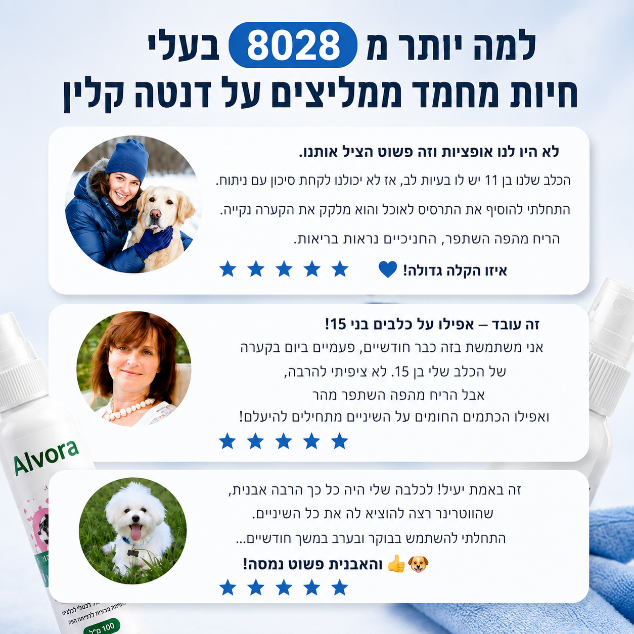 תרסיס דנטה קלין-תומך בנשימה רעננה ובשיניים נקיות לכלב